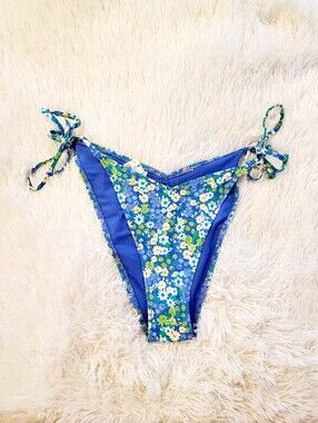 Aerie Floral String Bikini Bottom L